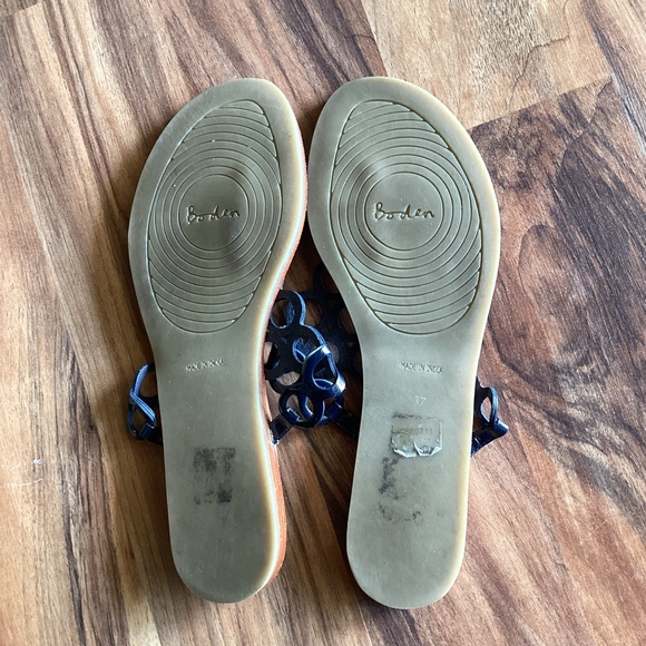 Boden Blue Sandals Sz 37 - Picture 3 of 3